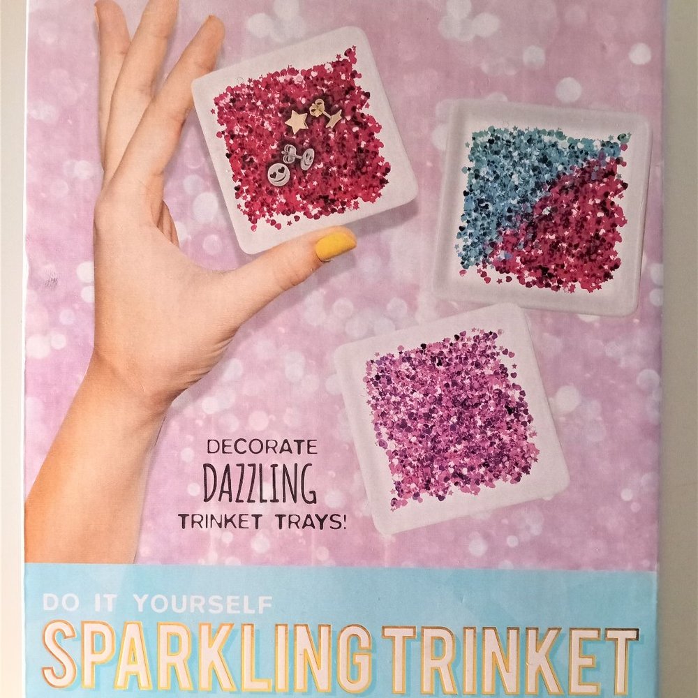 DIY Sparkling Trinket Trays